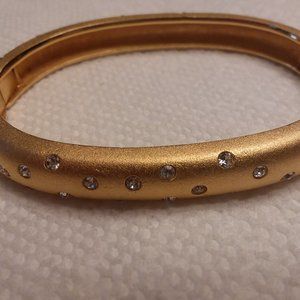 Swarovski Crystal Hinged Bangle Braclet